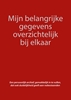 Afbeelding van Mijn belangrijke gegevens overzichtelijk bij elkaar