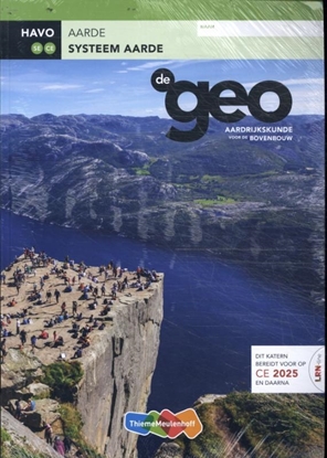 Afbeeldingen van De Geo LRN-line (CE 2025 e.v.) online in Learnbeat + boek havo Systeem aarde