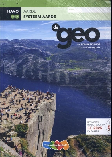 Afbeelding van De Geo LRN-line (CE 2025 e.v.) online in Learnbeat + boek havo Systeem aarde