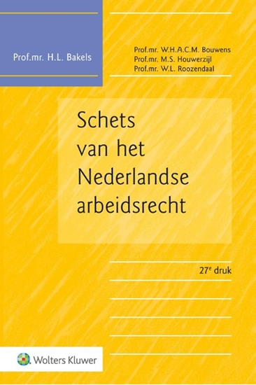 Afbeelding van Schets van het Nederlandse arbeidsrecht