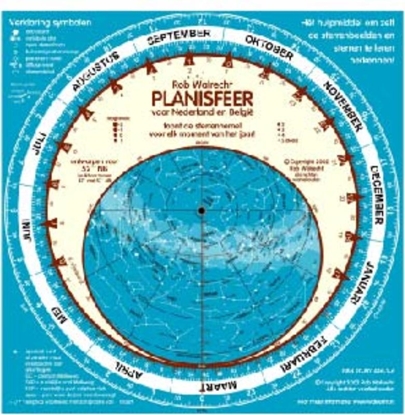 Afbeeldingen van Planisfeer voor Nederland en Belgie