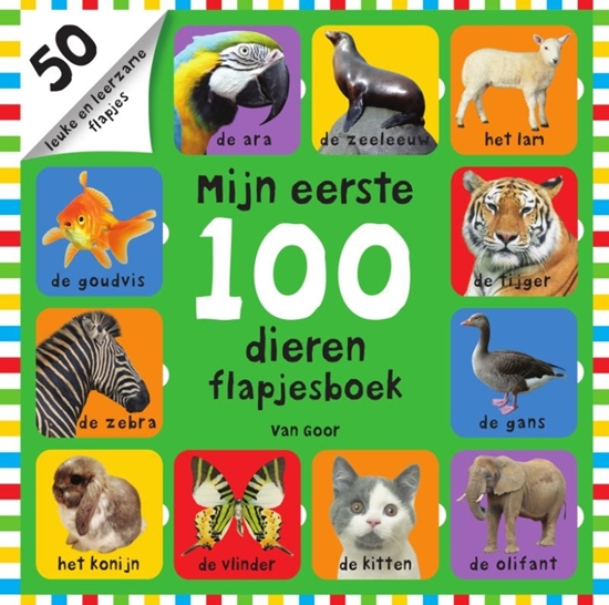 Afbeelding van Mijn eerste 100 Mijn eerste 100 dieren flapjesboek