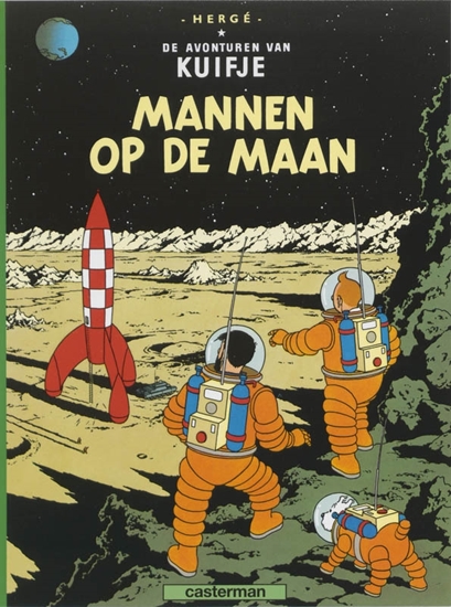 Afbeelding van De avonturen van Kuifje Mannen op de maan
