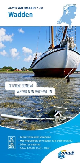 Afbeelding van ANWB Waterkaart Wadden