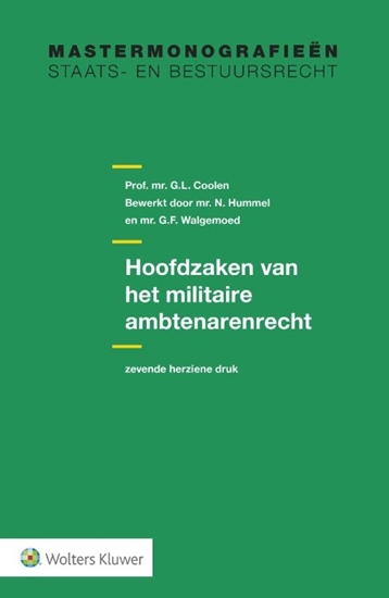 Afbeelding van Hoofdzaken van het militaire ambtenarenrecht