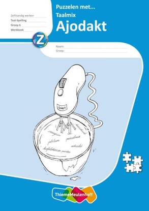 Afbeeldingen van Ajodakt taal Puzzelen met Taalmix (5ex) Groep 6 Werkboek