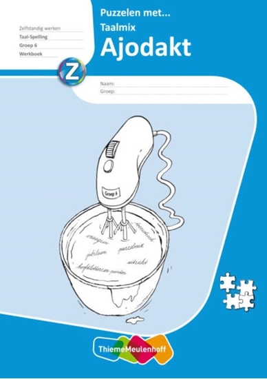 Afbeelding van Ajodakt taal Puzzelen met Taalmix (5ex) Groep 6 Werkboek