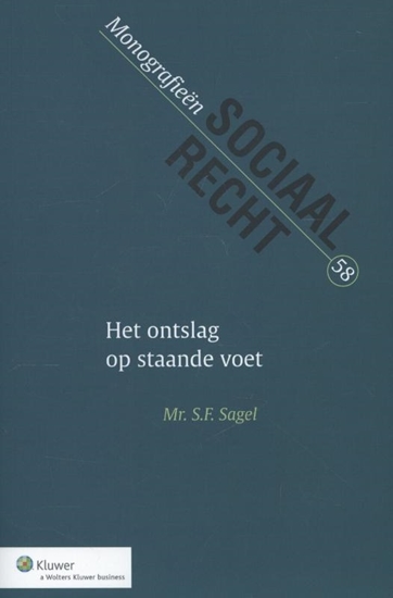 Afbeelding van Monografieen sociaal recht Het ontslag op staande voet