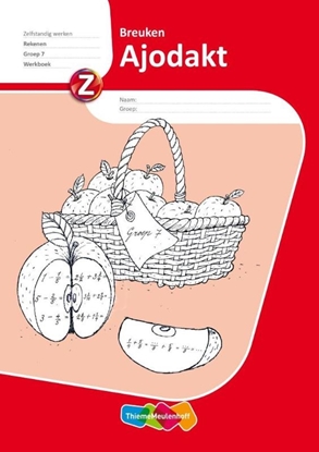 Afbeeldingen van Ajodakt reken groep 7 (5ex) Breuken Werkboek