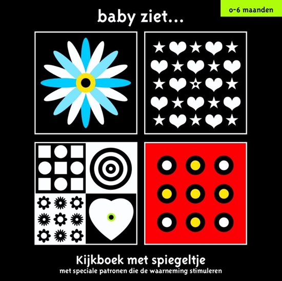 Afbeelding van Baby ziet... kijkboek met spiegeltje 0-6 maanden