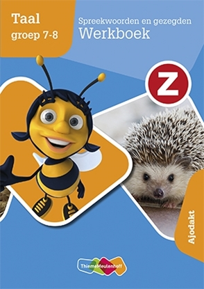 Afbeeldingen van Spreekwoorden en gezegden Taal groep 7-8 Werkboek