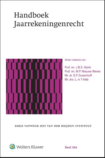 Afbeelding van Serie vanwege het van der Heijden instituut Handboek Jaarrekeningenrecht