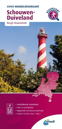 Afbeeldingen van ANWB Wandelregiokaart Schouwen-Duiveland