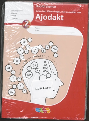Afbeeldingen van Ajodakt Hoofdrekenen Delen t/m 100 en hoger 5ex gr 5-6 Werkboek