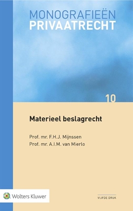Afbeeldingen van Monografieen Privaatrecht Materieel beslagrecht