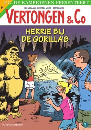 Afbeeldingen van Vertongen en C° Herrie bij de gorilla's