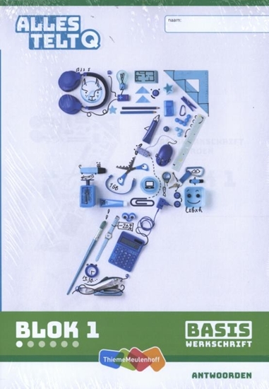 Afbeelding van Alles telt Q Antwoordschrift Basis blok 1 t/m 6 groep 7
