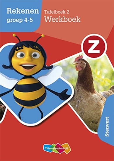 Afbeelding van Z-Rekenen tafelboek 2 groep 4/5 Werkboek