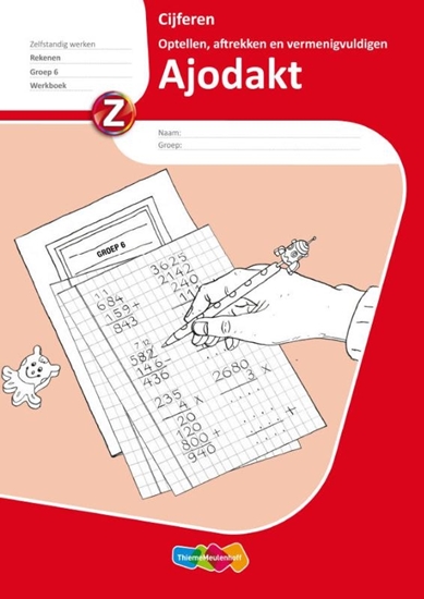 Afbeelding van Ajodakt Cijferen set a 5 ex Groep 6 Werkboek