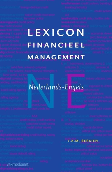 Afbeelding van Lexicon Financieel Management Nederlands-Engels