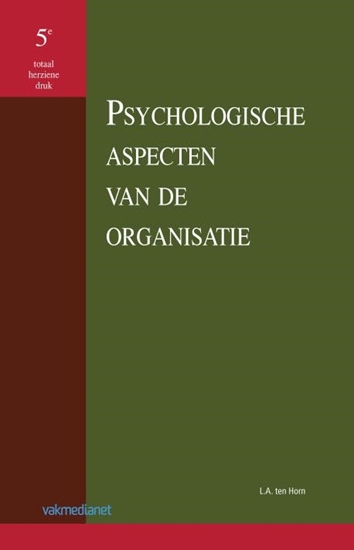 Afbeelding van Psychologische aspecten van de organisatie