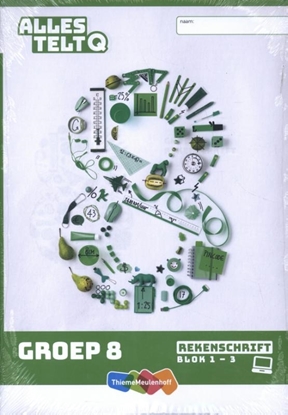 Afbeeldingen van Alles telt Q blok 1-3 groep 8 Rekenschrift