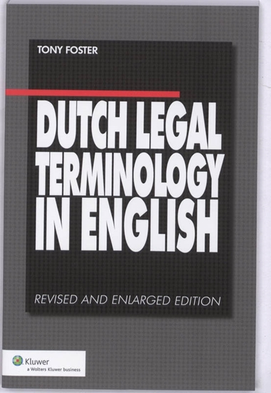 Afbeelding van Dutch Legal Terminology in English
