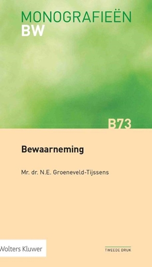 Afbeelding van Monografieën Bewaarneming