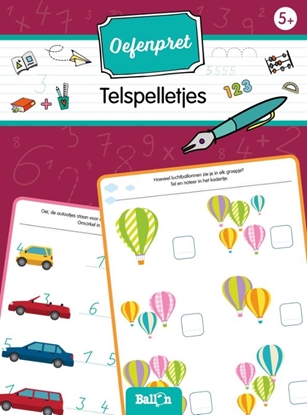 Afbeeldingen van Oefenpret (wipe and clean) Telspelletjes 5+