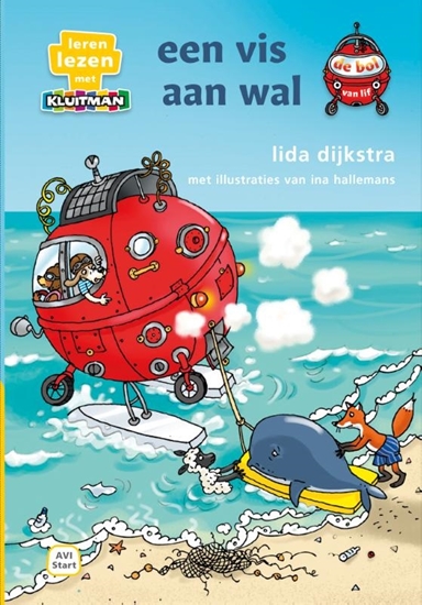 Afbeelding van Leren lezen met Kluitman de bol van lif. een vis aan wal