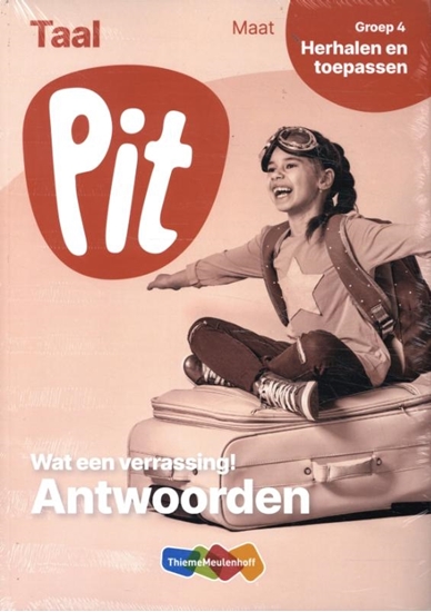 Afbeelding van Pit Taal Antwoorden leerwerkschriften maat groep 4