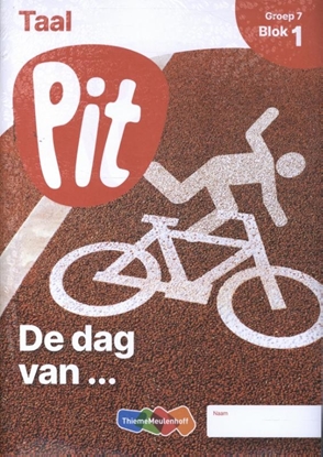 Afbeeldingen van Pit Taal leerwerkschrift groep 7 - blok 1 t/m 3