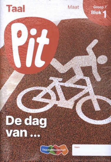 Afbeelding van Pit Taal leerwerkschrift maat groep 7 - blok 1 t/m 3