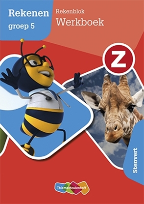 Afbeeldingen van Z-Rekenen groep 5 rekenblok stenvert Werkboek