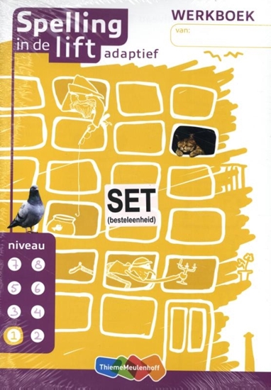 Afbeelding van Spelling in de lift adaptief - werkboekjes niveau 1 (set van 5)
