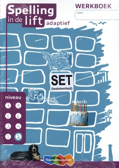 Afbeelding van Spelling in de lift adaptief (set van 5) niveau 2 Werkboek