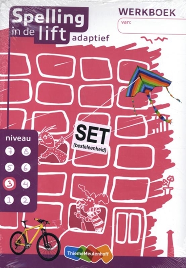 Afbeelding van Spelling in de lift adaptief (set van 5) niveau 3 Werkboek