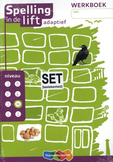 Afbeelding van Spelling in de lift adaptief (set van 5) niveau 4 Werkboek