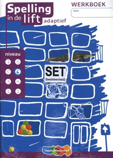 Afbeelding van Spelling in de lift adaptief (set van 5) niveau 6 Werkboek