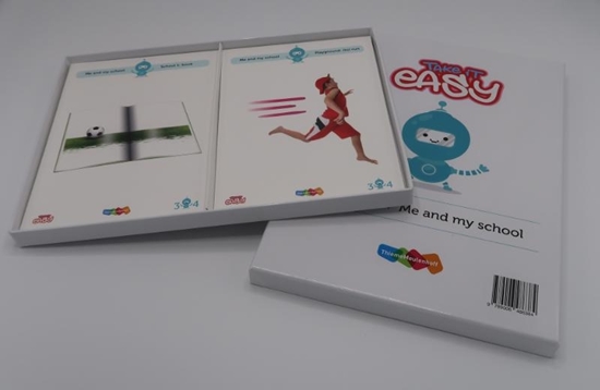 Afbeelding van Take it easy Woordkaarten groep 3-4 Me and my school