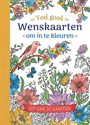 Afbeeldingen van Wenskaarten om in te kleuren - Feel good
