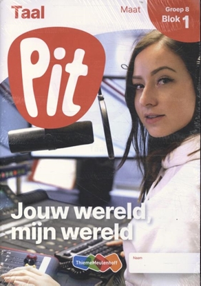 Afbeeldingen van Pit Taal leerwerkschrift maat groep 8 - blok 1 t/m 3