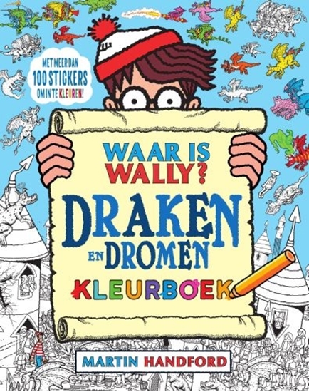 Afbeelding van Waar is Wally Draken en dromen kleurboek
