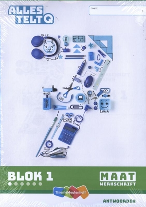 Afbeeldingen van Alles telt Q Antwoordschrift Maat blok 1 t/m 6 groep 7