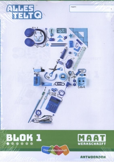 Afbeelding van Alles telt Q Antwoordschrift Maat blok 1 t/m 6 groep 7