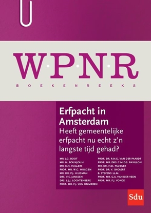Afbeeldingen van WPNR Boekenreeks Erfpacht in Amsterdam