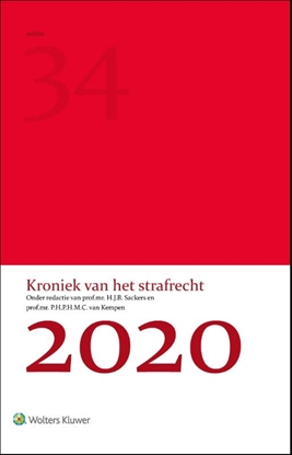 Afbeeldingen van Kroniek van het strafrecht 2020