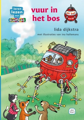 Afbeeldingen van Leren lezen met Kluitman de bol van lif. vuur in het bos
