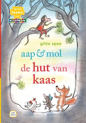 Afbeeldingen van Leren lezen met Kluitman aap & mol. de hut van kaas