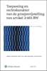 Afbeelding van Toepassing en rechtskarakter van de groepsvrijstelling van artikel 2:403 BW